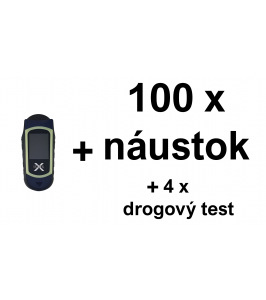 Alkohol tester MarkX + 100 ks náustkov + 4ks drogových testov